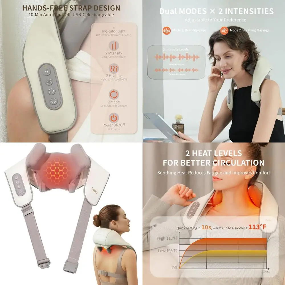 

Мини-массажер для глубоких тканей с функцией нагрева, электрическое устройство для расслабления мышц для домашнего использования