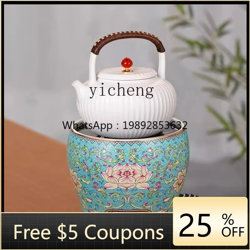 

4ZS Electric Ceramic Stove Tea Boiler Household Practical Mini Silent Boiler Outdoor Special