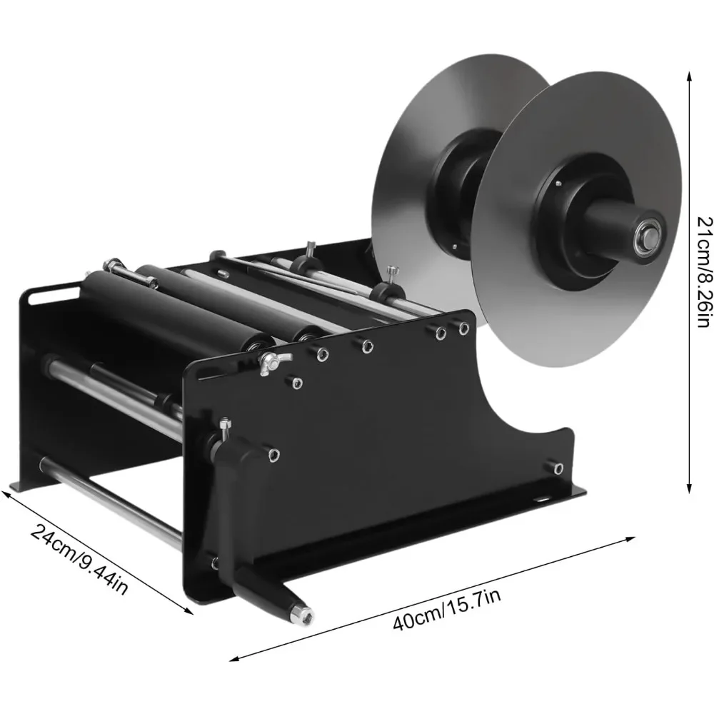 Manual Labeling Machine Label Applicator Bottle Labeler Sticker Label Printer Packing Machine with Handle for Glass Metal Bottle