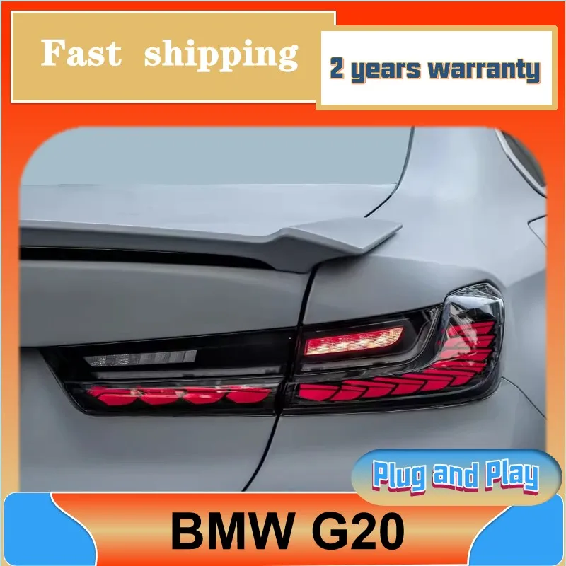 

Автостайлинг для BMW G20 задний фонарь 2019-2021 G20 задние фонари задние ДХО + сигнал поворота + тормоз + задний фонарь