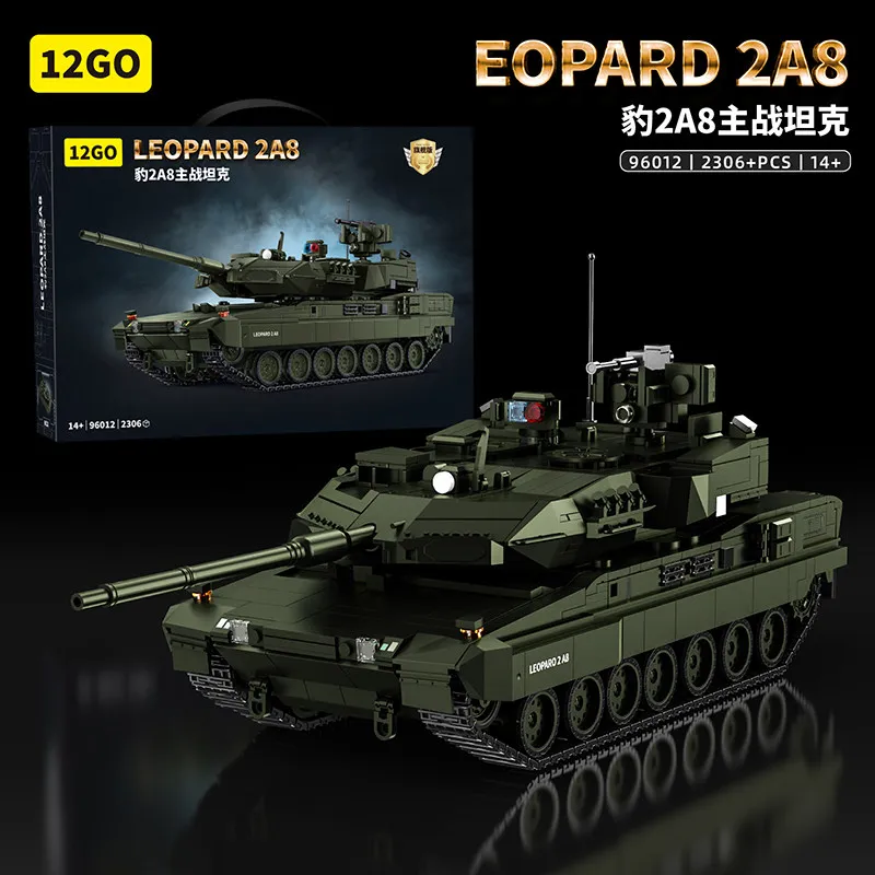 

Конструктор LEYI: Современный военный танк Leopard 2A8, модель для сборки высокой сложности, подарок для мальчиков