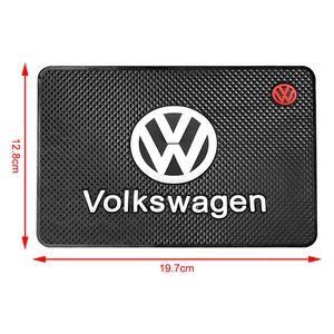 حصيرة حامل هاتف السيارة المضادة للانزلاق ، وسادة مضادة للانزلاق ، ملحقات لفولكس فاجن تيغوان ، جولف 4 ، 5 ، 6 ، 7 ، MK6 ، B5 ، B6 ، B7 ، جيتا ، لافيدا ، باسات أفضل 8 سجاد جيتا مبيعا MK6 - رقم 1