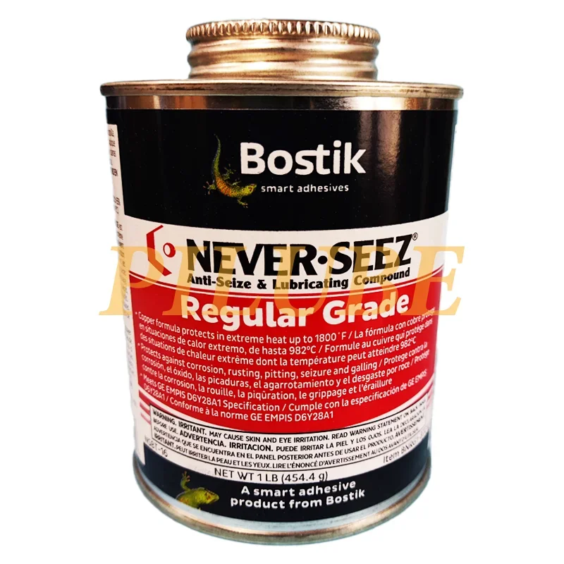 Bostik NEVER-SEEZ REGULAR GRADE NSBT-16 زيوت التشحيم المضادة للمواثقة للحماية أو المنتج الأصلي بطول الأسطح المعدنية #3