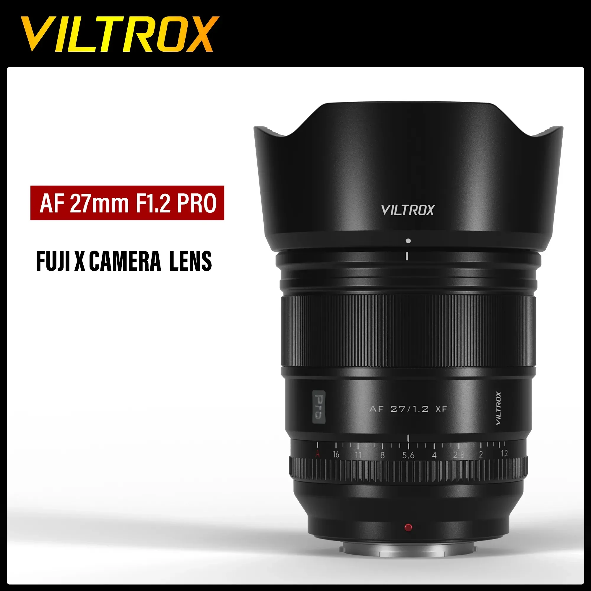 

VILTROX 27mm F.1.2 Pro Fuji XF Camera Lens Ultra Large Aperture APS-C Prime Lens Designed For FUJIFILM X Mount Cameras X-T5