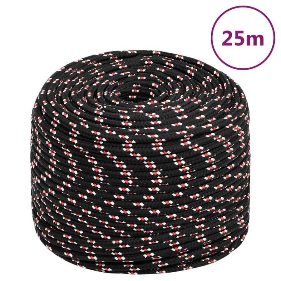 

Boat Rope Black 0.31 82.0 ' Polypropylene