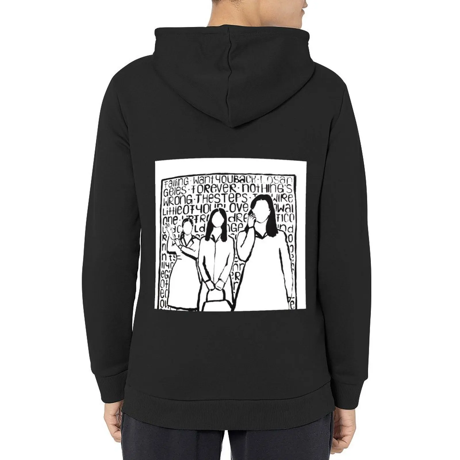 

HAIM songtitles Pin Hoodie hooded shirt anime clothes mens clothing men's winter sweater new hooded tee
