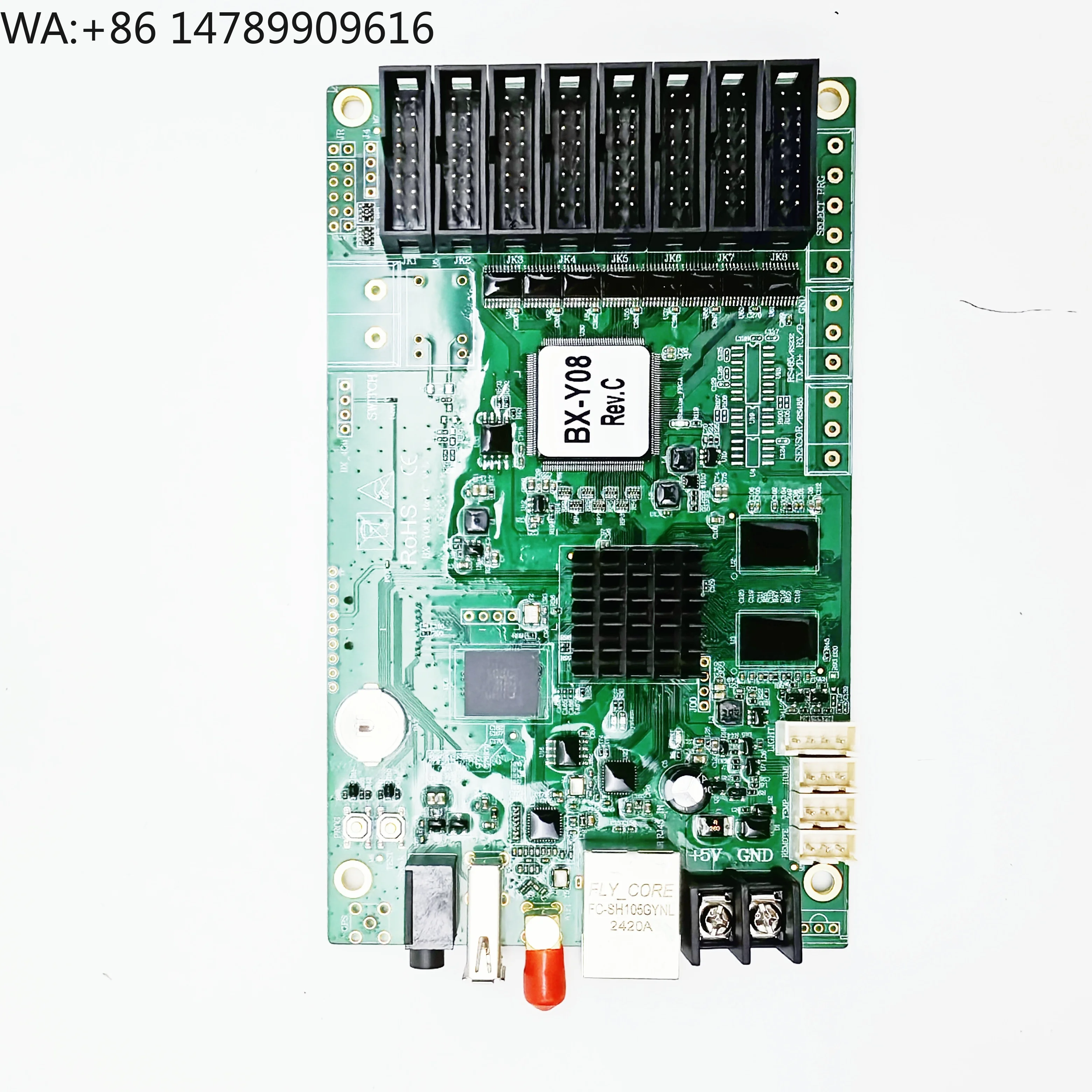 Inverang Control Card BX-Y08 Asynchronous Full Color Controller Network Port Wireless Wifi Cluster LED Display BX-Y08 Wifi