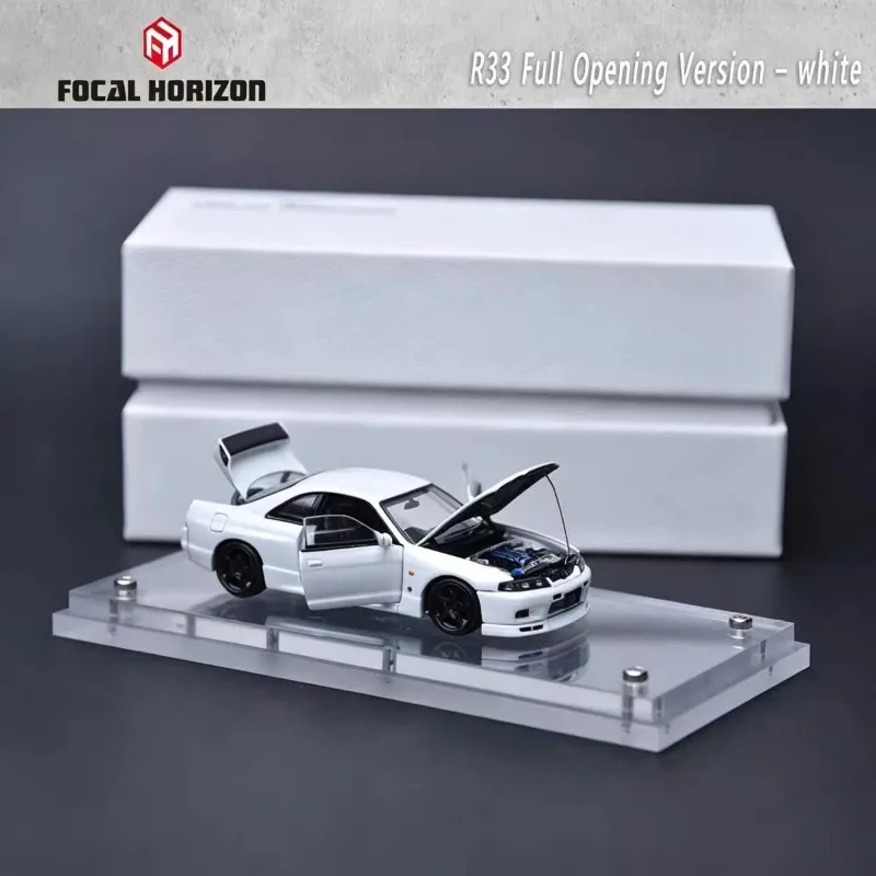 In Stock 1:64 gtr r33 Alloy Car Model Die-Cast Static Car Model Creative Decoration Item Holiday Gift