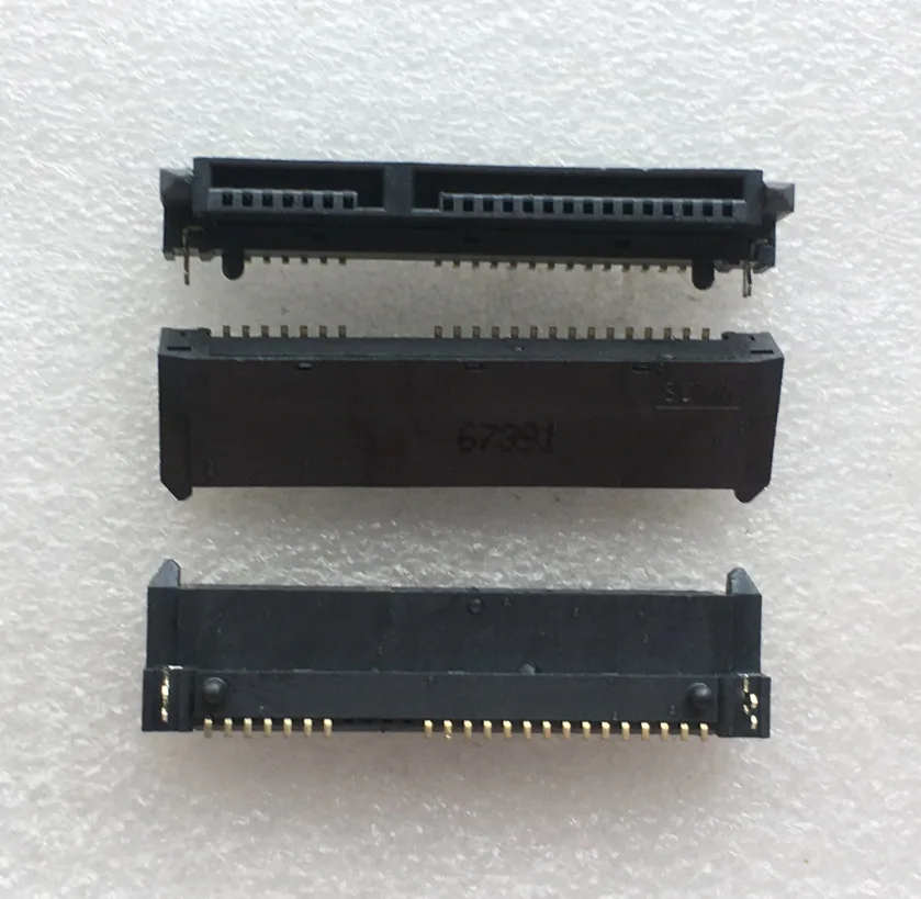For imported SMD SATA 7 + 15P female seat, patch type, hard disk socket, height 5.55MM slot PI.27