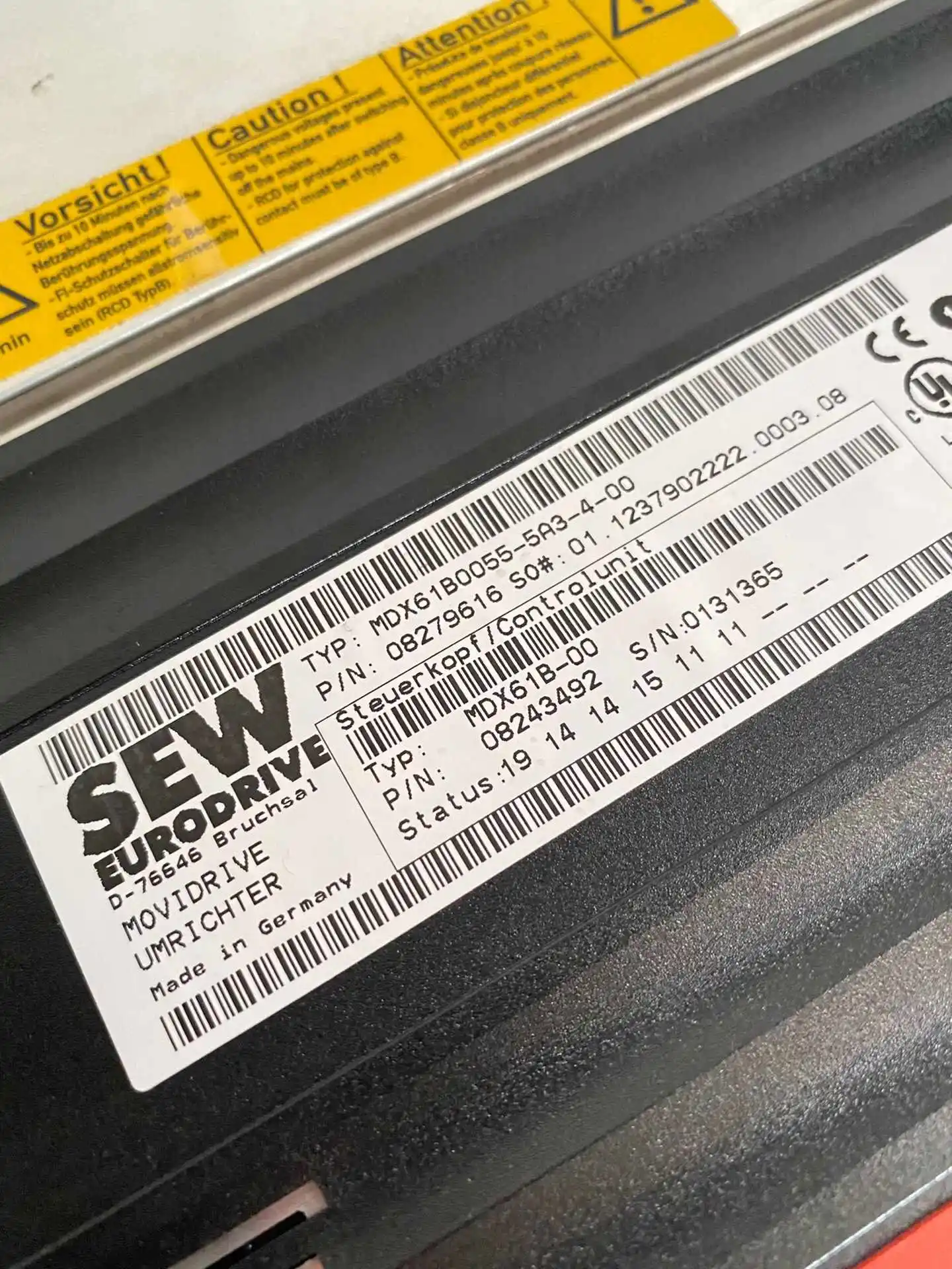 MDX61B0055-5A3-4-00 Инвертор для SEW