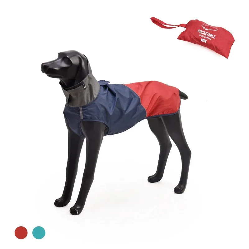 

for BlackDoggy CN Designer Pet Clothing Lightweight Waterproof Dog Rain Coat Greyhund Jacket