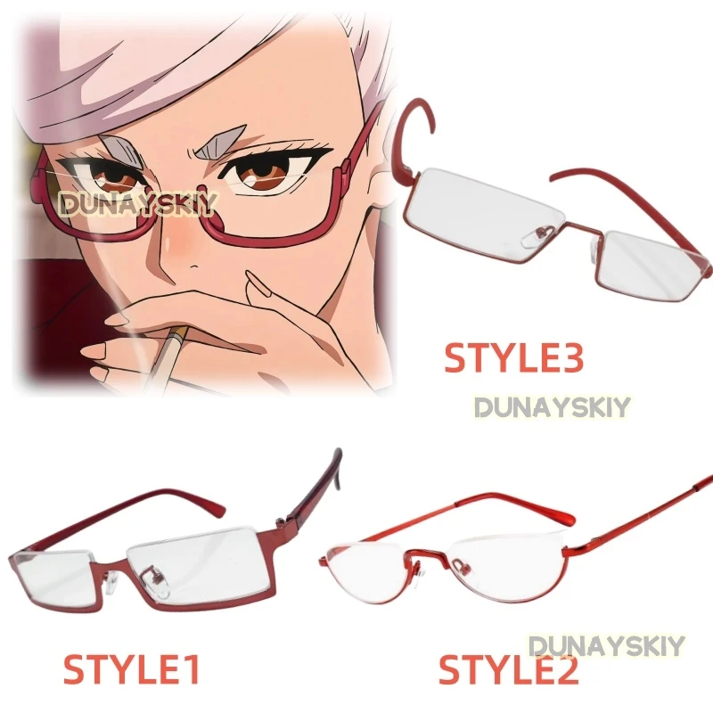 Seiko Ayase Cosplay Anime Dandadan Roleplay Cosplay glasses Halloween Party For Women Men Accessory Props