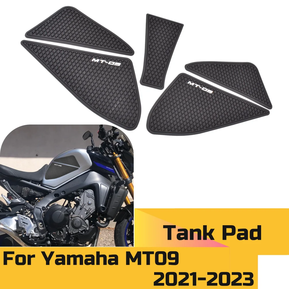 

For MT 09 Fuel Tank Stickers Gas Knee Grip Protector Pad Traction Decals For Yamaha MT-09 2021-2023 MT09 Motorcycle Accessories