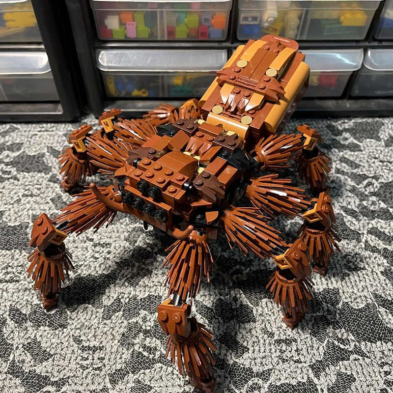 RSA Tarantula MOC Building Block Spider Model Assembly Kit 410 Pieces Children's Educational Toy Gift Display Piece