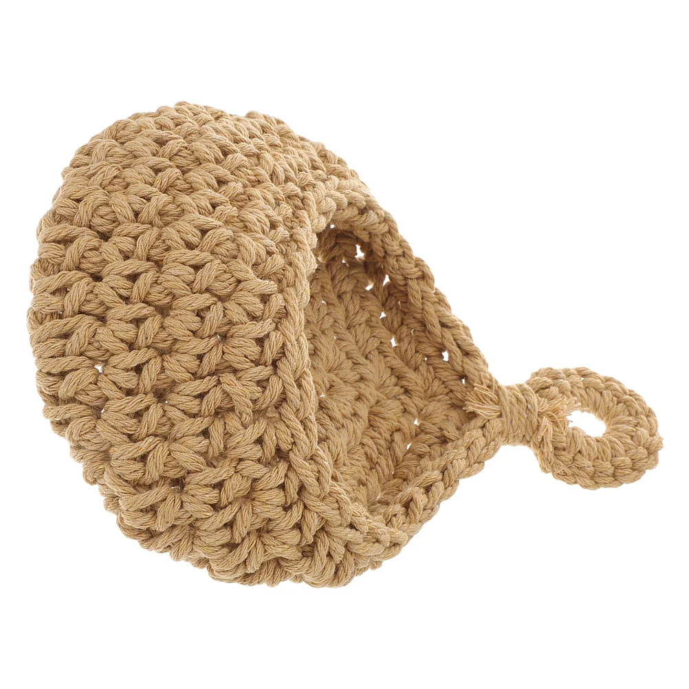 

Flowerpot Piggy Bank Hanging Planter Foldable Woven Pots Holder Cotton Rope Net Bag Decorative Hanger