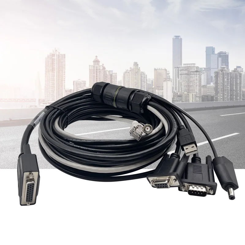 1Pcs 7 connectors Premium Trimble 60789-00(77070-00) GPS Multi-function Data Cable for Trimble Total Station GPS