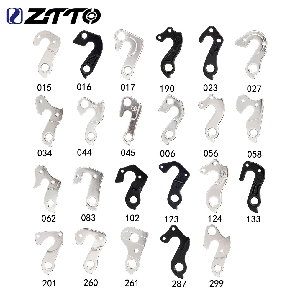 ZTTO Universal 23 Models MTB Bicycle Hanger Alloy Rear Derailleur Parts Racing Cycling Road Mountain Bike Frame Gear Tail Hook