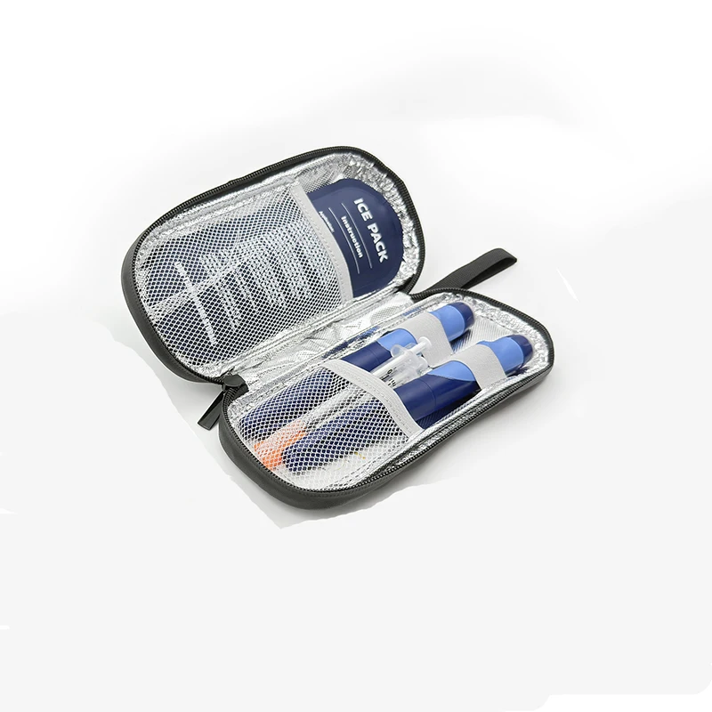 Insulin Refrigeration Bag Waterproof Storage Bag Travel Luggage Bag for People with High Blood Sugar