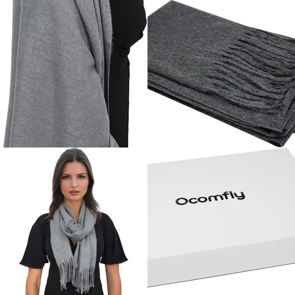 

Роскошная женская шаль из 100% пашмины — мягкий, теплый шарф премиум-класса с подарочной коробкой