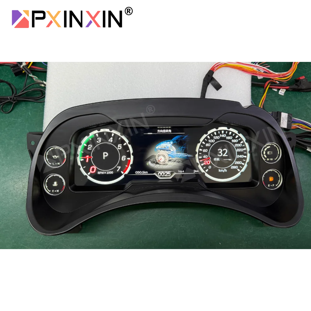 

Автомобильная виртуальная панель кабины для Cadillac Escalade 2001-2007, ЖК-цифровой приборной панели, приборная панель, спидометр, одометр, головное устройство