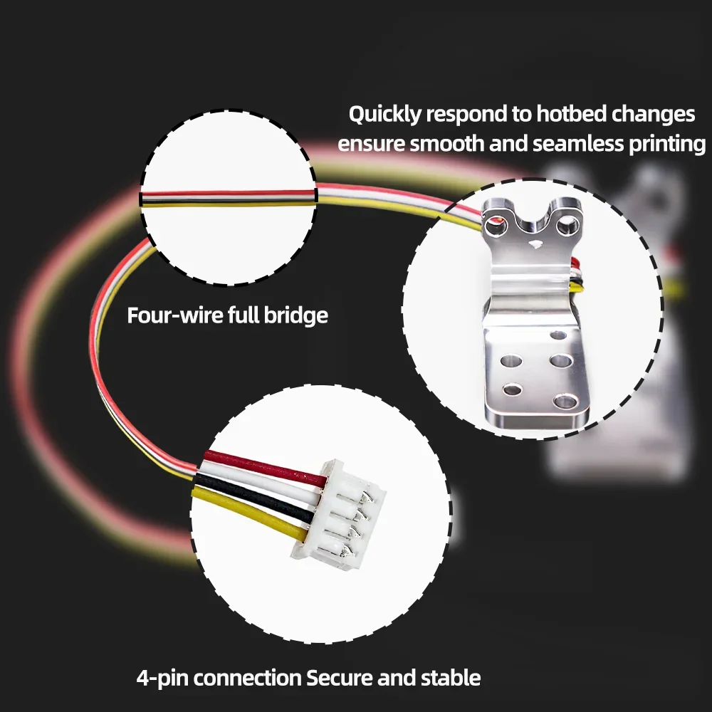 Per Anycubic S1/S1 Combo Estensimetro Estensimetro di alta qualità Livellamento Parti della stampante 3D Accessori per stampante 3D in metallo per S1C