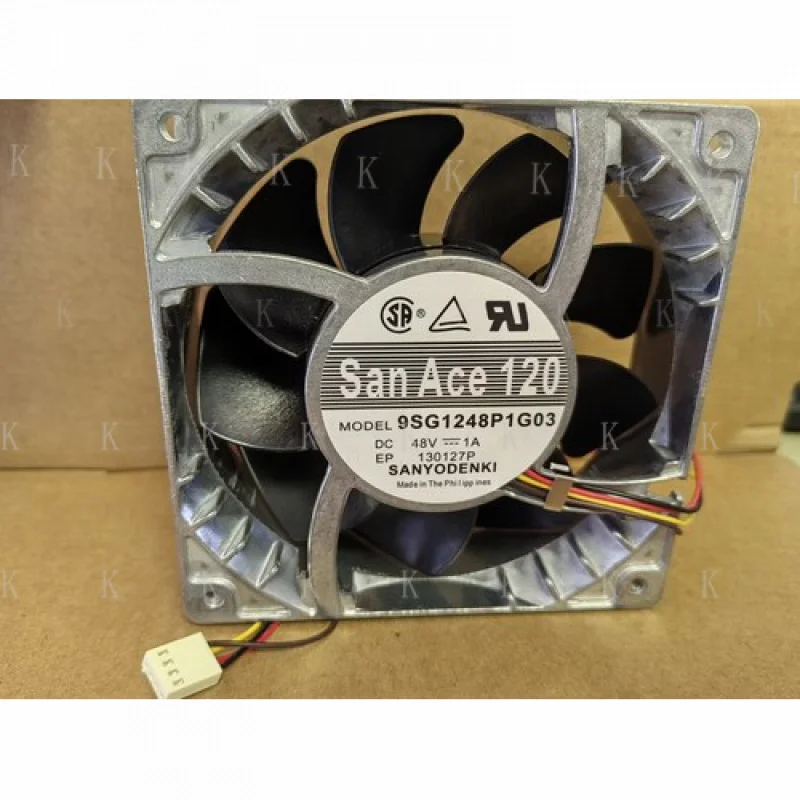 

C 1 PCS FOR Sanyo Fan San Ace 120 9SG1248P1G03 DC48V 1A 12CM 12038 4 Wire cooling fan