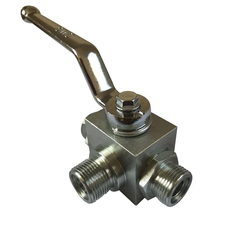 male type high pressure hydraulic two position three-way manual valve KHB3K-M16*1.5M22 M27 M30 M36*2