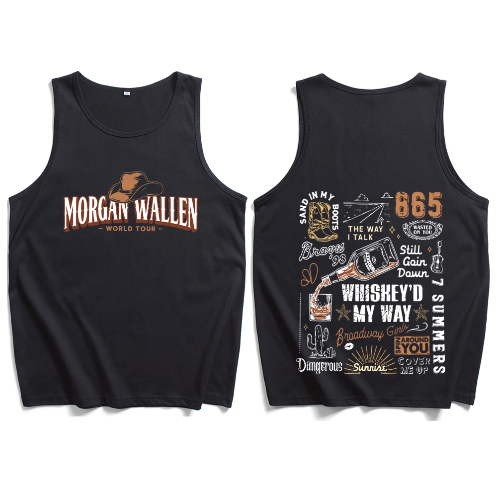 Wallen Tour 2024 Country Western Tanks & Camis Vest Tops Tees Shirt Unisex Clothing