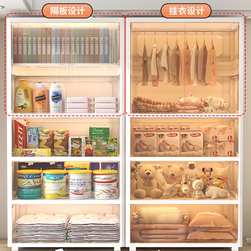 Armario de almacenamiento moderno, vestidores, estantes para el pecho de bebé, cubo de armario, organizador nórdico, Armario, muebles de moda