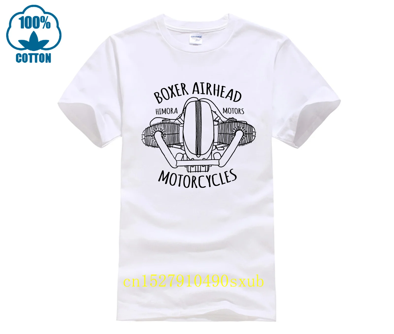 Футболка BOXER AIRHEAD, Серо Motorrad R100 R80 R nine T Cafe Racer