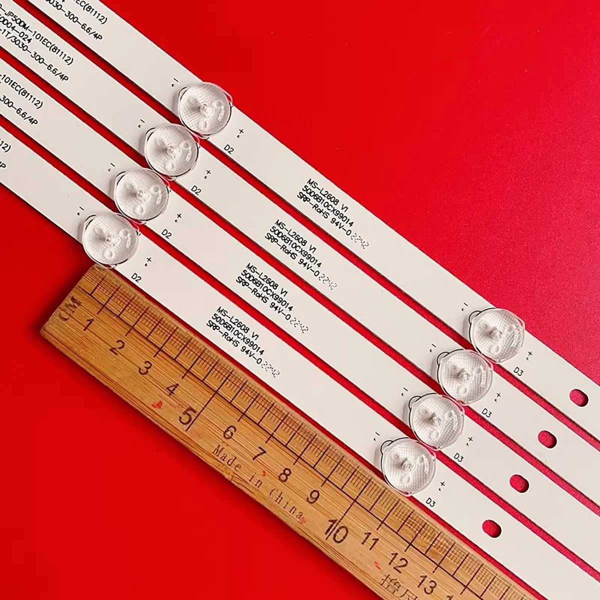 LED strips for TD SYSTEMS 50 TV K50DLJ11US D50-M30 v500dj6-qe1 JS-D-JP50DM-101EC (81112) A101EC (80510) RC50B19S-4KSM MS-L2608