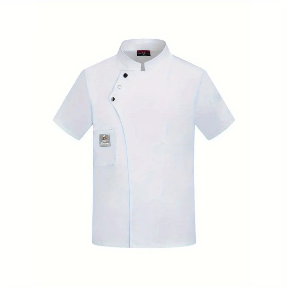 Chef Uniform Restaurant Cafeteria Back Kitchen Breathable Mesh Chef Work Uniform For Men And Women