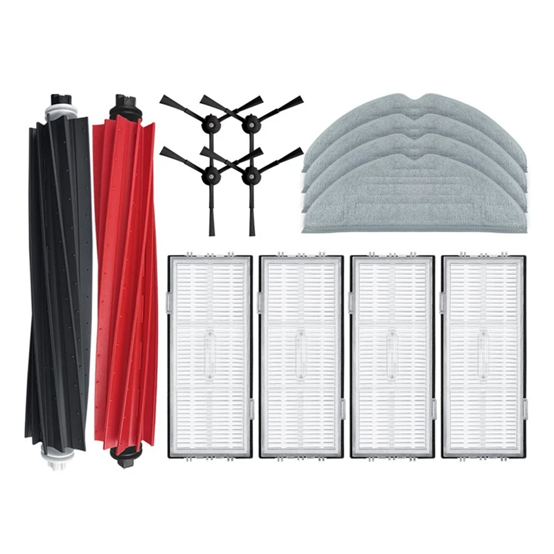 Spazzola laterale principale filtro Hepa Mop plastica come mostrato per Roborock S8, S8 Plus, S8 Pro Ultra, G20