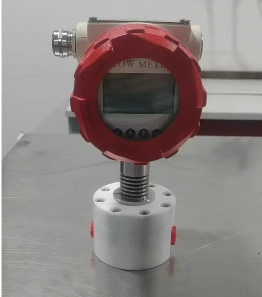 Micro Gear Flowmeter Stainless Steel Circular Gear Design Digital LCD Display Flange Clamp Thread Connection OEM IP65 Liquid