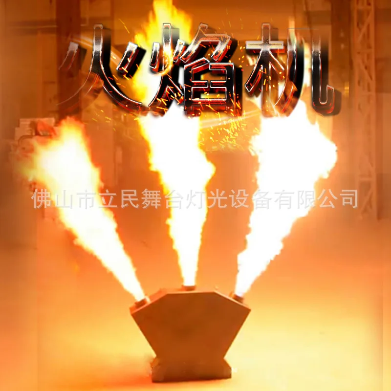 

Электронная машина для создания огня, гексагональный огнемёт, оригинальные расходные материалы для сценического использования, красный, желтый, цветной