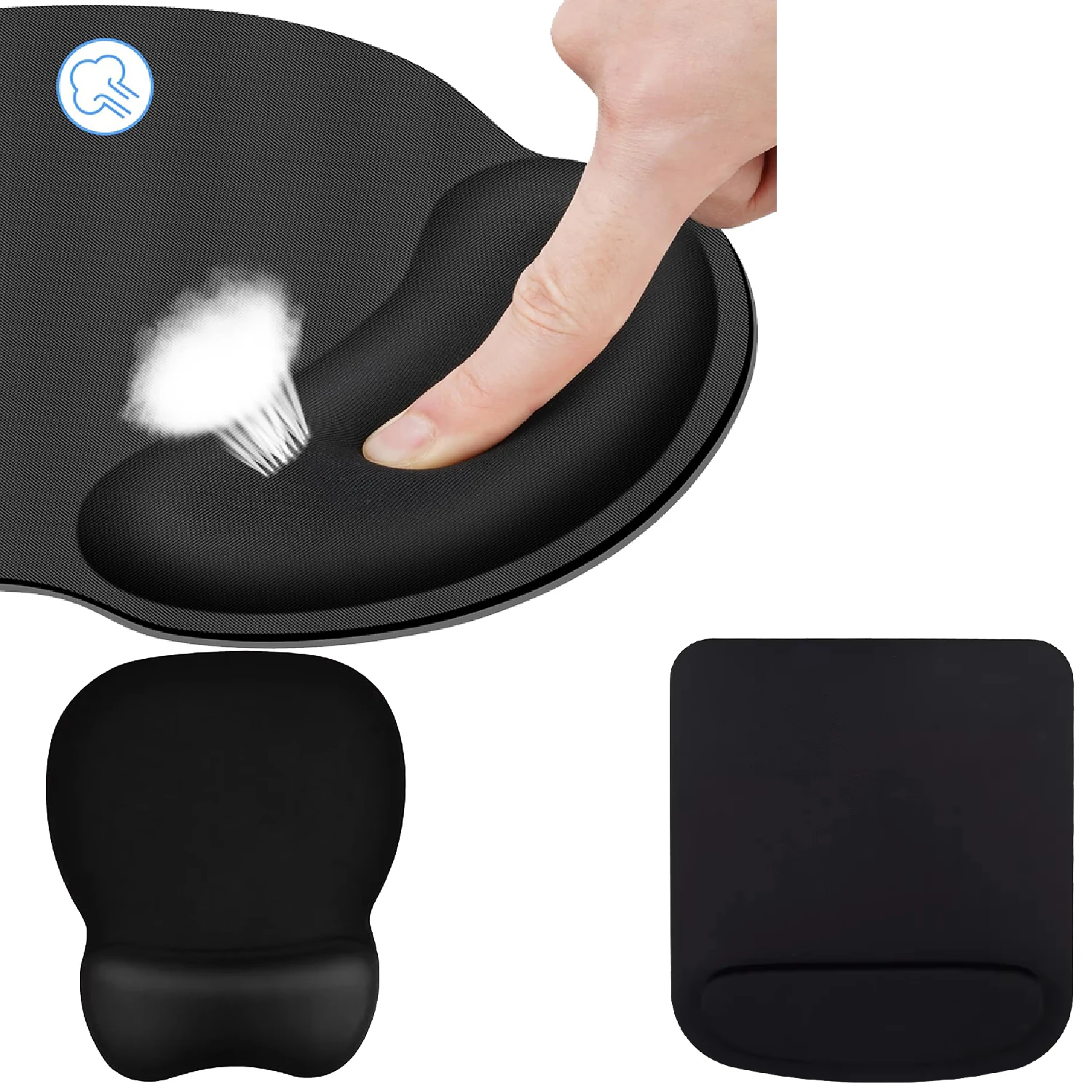 Computer Game Mouse Pad Environmental Eva Ergonomic Mousepad Wrist Pad Solid Color Comfortable Mouse Mats For Office Accessories