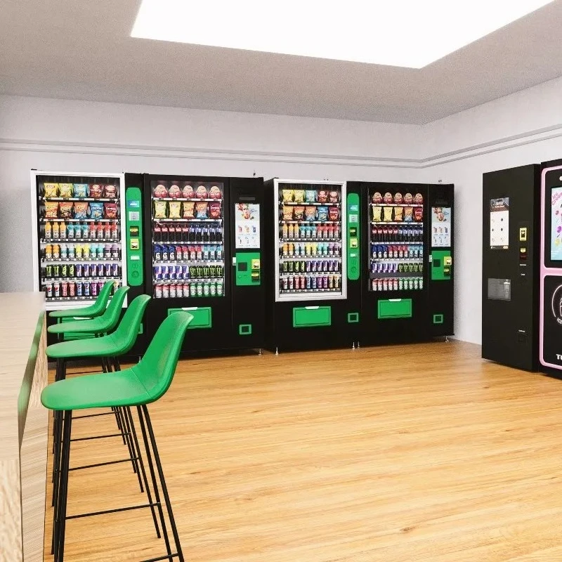 أوروبا متجر الراحة بدون طيار آلة بيع الوجبات الخفيفة المشروبات آلة بيع كومبو #3