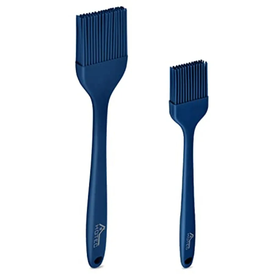 2 pieces Set Basting Brushes Silicone Heat Resistant Pastry Brushes Spread Oil Butter Sauce Marinades for BBQ Grill Barbecue Ba