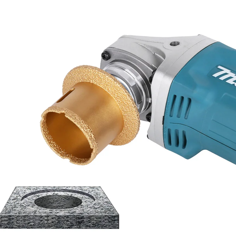 M10 Draad Wastafel Hole Cutter Gesoldeerde Diamond Hole Saw Boorkern Bit Voor Marmer Keramiek Porselein Tegel Wastafel Opener Tool