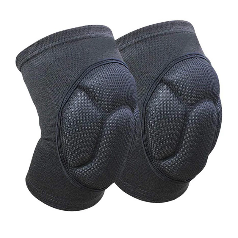 1 Pair Protective Knee Pads Thick Sponge Football Volleyball Extreme Sports