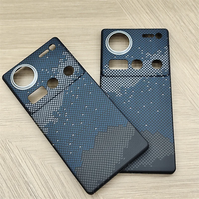 Carbon Aramid Fiber Case for Phone, Protective Cover, Magnetic Phone Case, Nubia Z70 Ultra