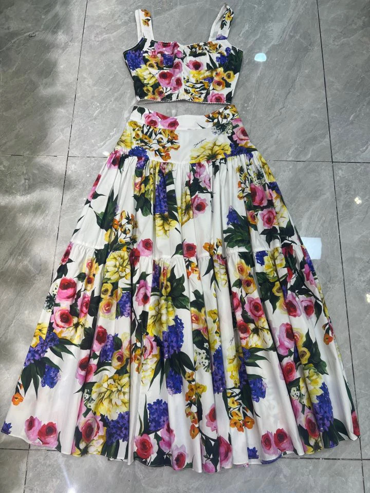 

Комплект из высококачественного хлопка с принтом, белая женская одежда Baund Faion Godd D, домашняя женская одежда, лето 2024, костюм из двух предметов