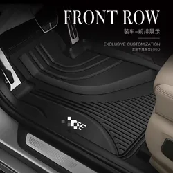 Car TPE Floor Mats For Voyah Free 2021 2022 2023 2024 2025 5seat Black Waterproof Pad LHD Cover Foot Carpet Set Auto Accessories