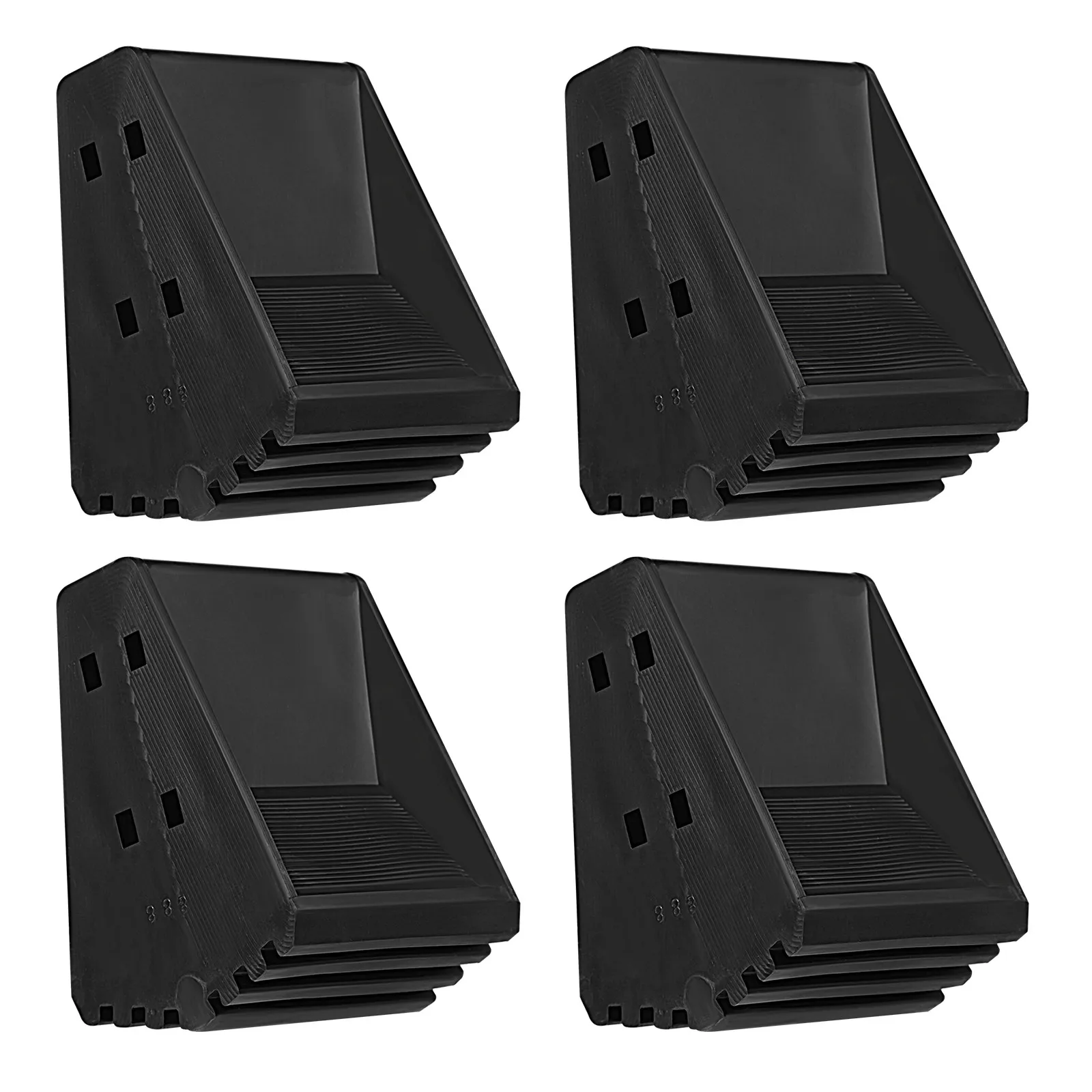 4Pcs Ladder Feet Protectors Non-Slip Covers Durable PVC Floor Protection Security Bumpers for Ladders Ladder Feet Covers