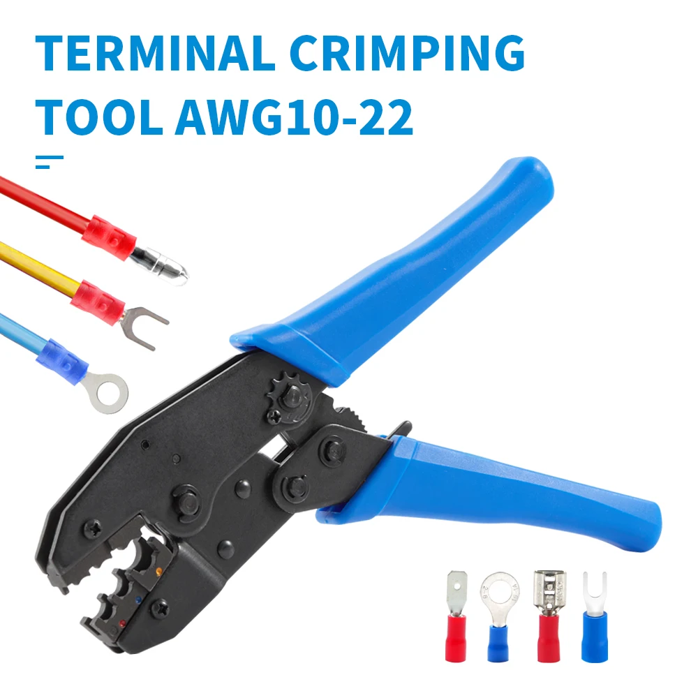 Crimping Tool Set Pressed Pliers Electrician Tools Electrical Terminals Clamp Electronics Pressing Connector Hand