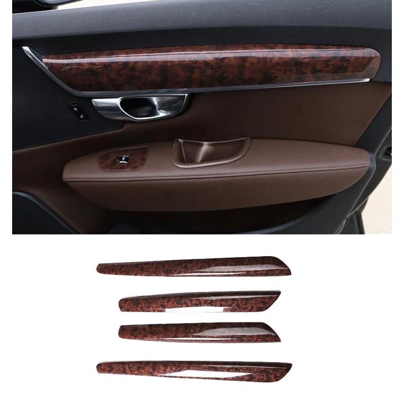 

For Volvo S90 2016-2021 ABS Auto Molding Accessories Car Door Panel Decoration Strips Trim Styling