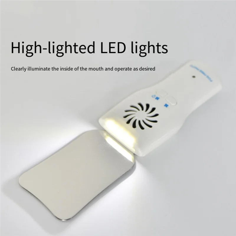 

Anti-Fog Mirrors Set Fog Free Intraoral Photography Stainless Steel Mirror With LED Light Orthodontic Reflectors