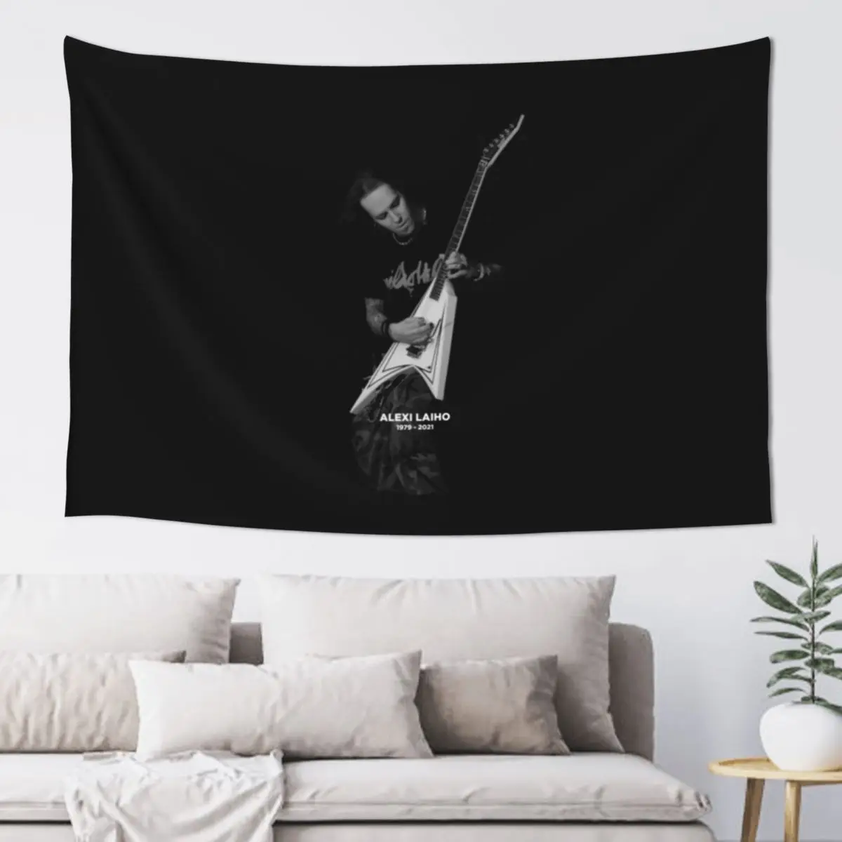 Tribute to Alexi Laiho Tapestry Bed Room Decoration Decoration For Bedroom Decor Home Tapestry