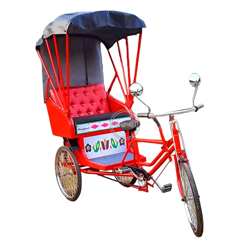 

Customized Electric Adult Rickshaw Tricycle Passenger Cargo Bike Sightseeing Vehicles Scooters for Park