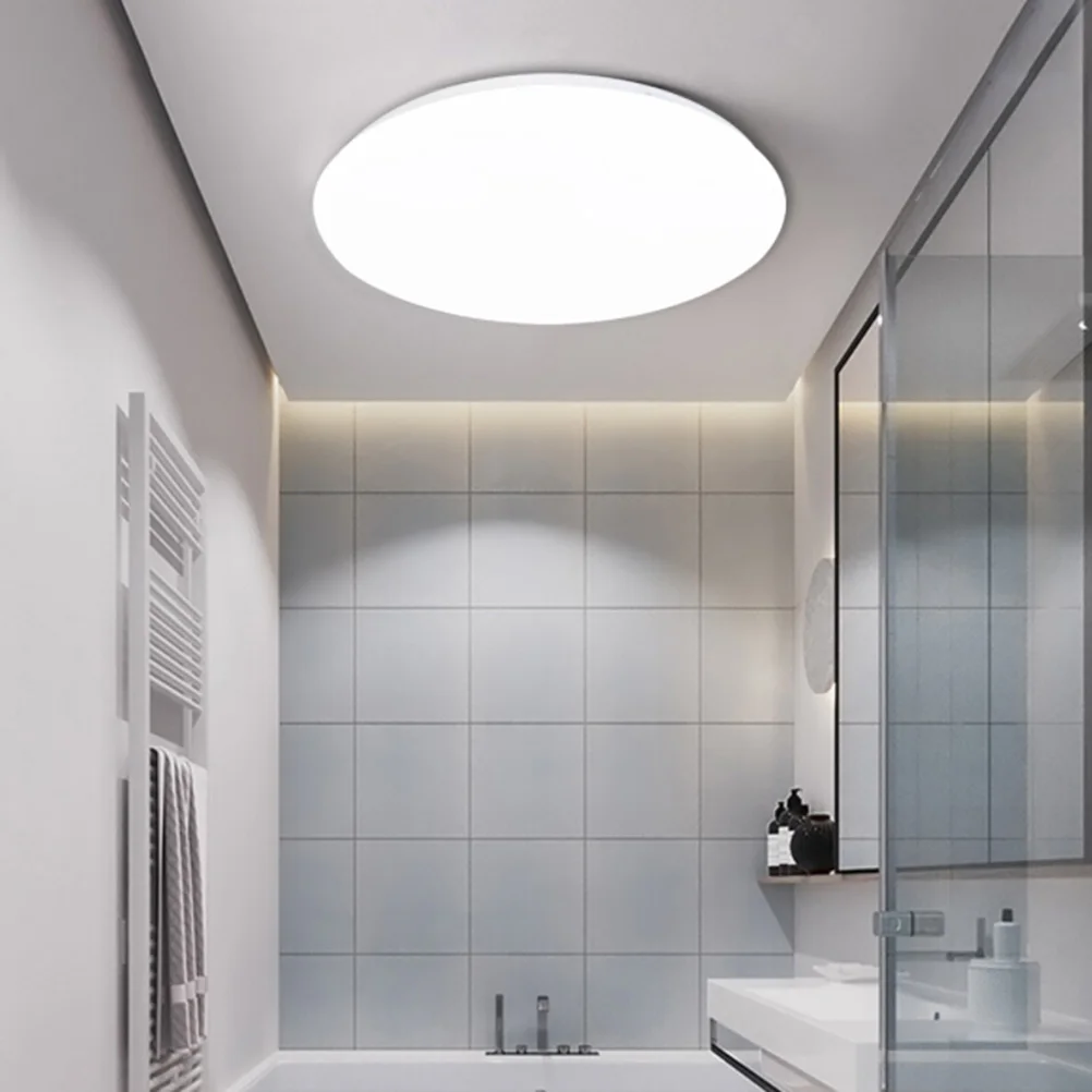 

Ultra-Thin Led Ceiling Light Round Modern Flush Mount Lamp Energy Saving For Kitchen Laundry Bright White Light Large Angle Eye